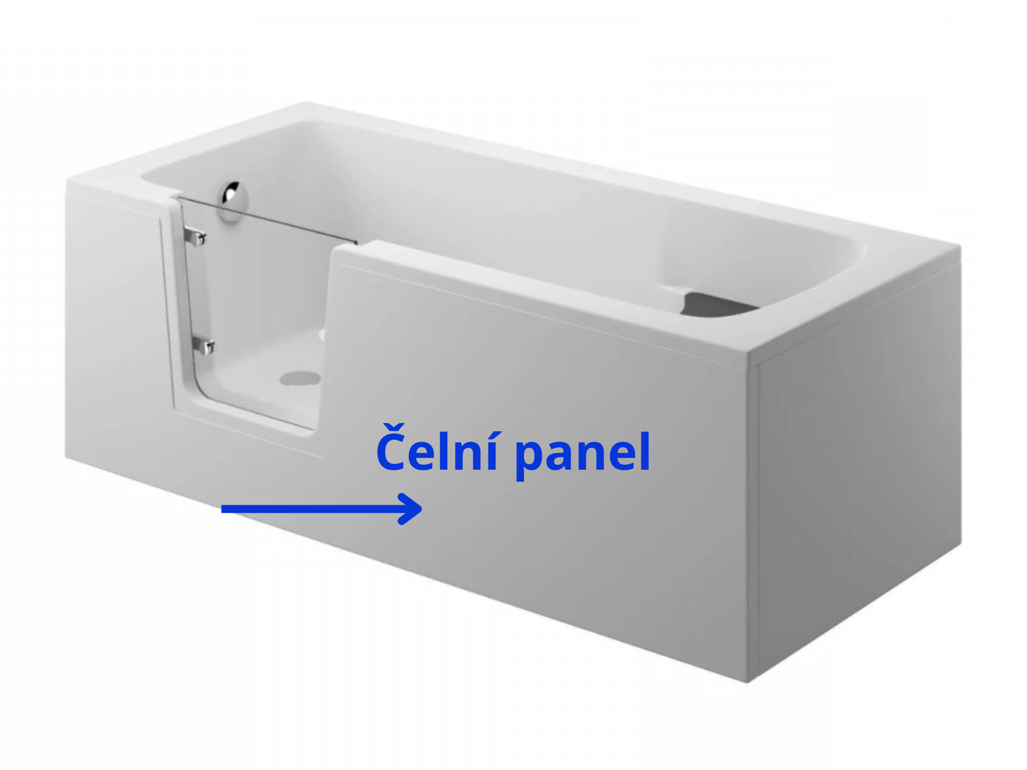 Čelní panel k vaně